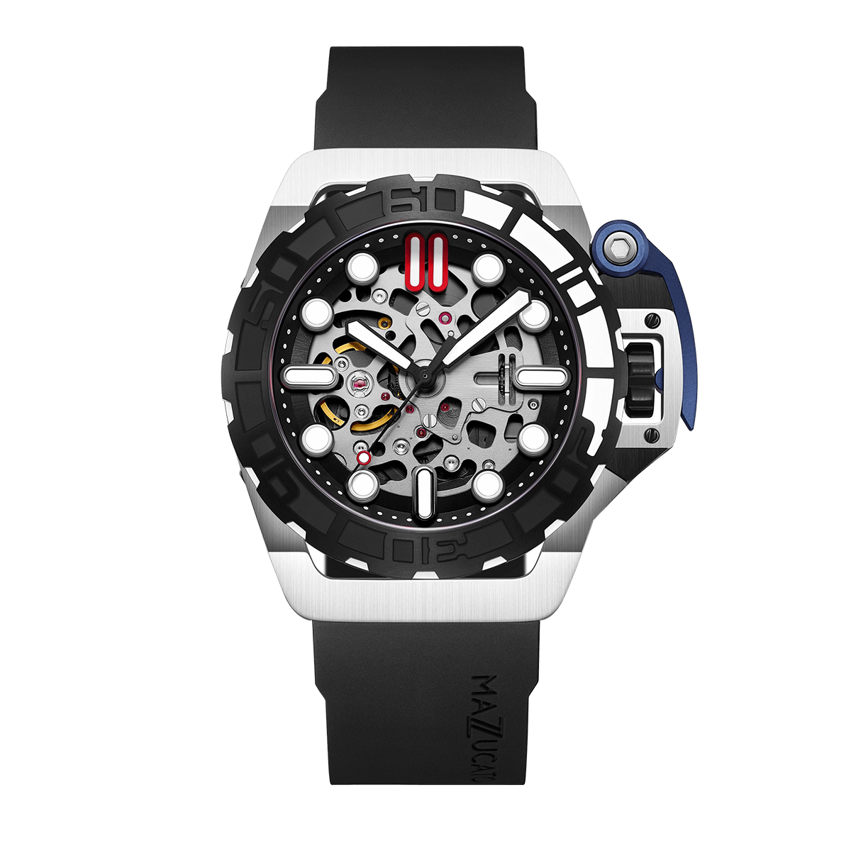 RIM SUB Automatic Diving Black White Luxury Men s Italian