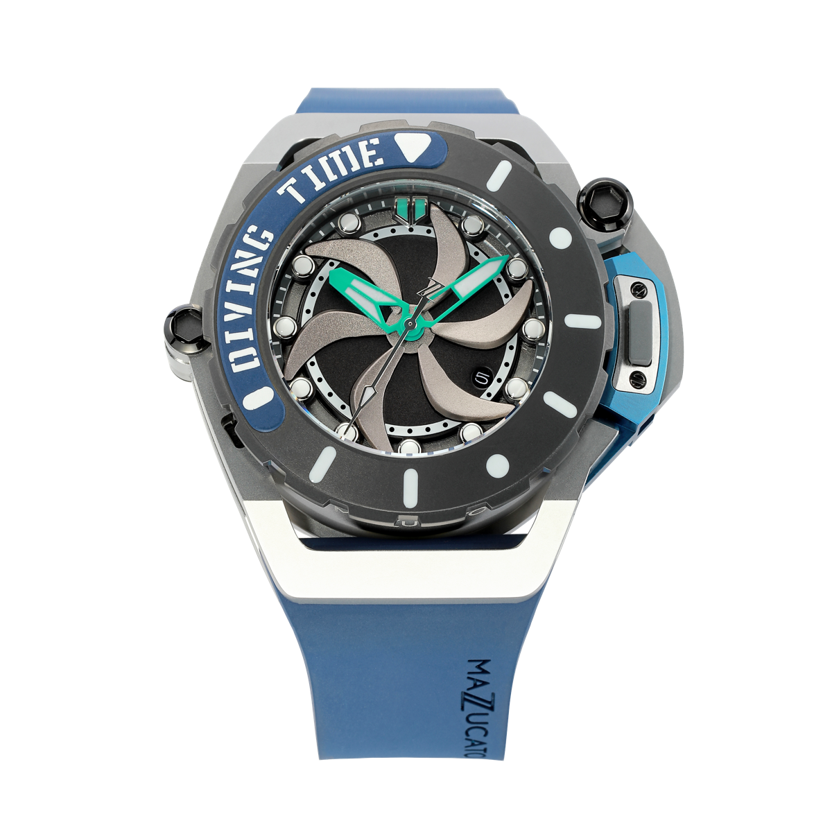 RIM Scuba Automatic Diving Watch Blue Green