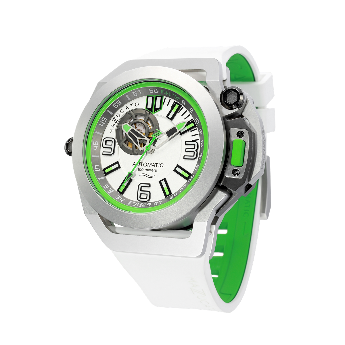 SALE100%新品マッツカート MAZZUCATO RIM SCUBA リムスキューバ オートマチック腕時計 自動巻き SUB04-ORCG9 2針＋カレンダー